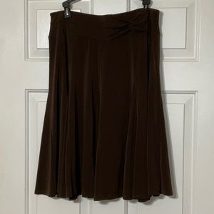Apt.9 Stretch Brown Skirt - Size Medium